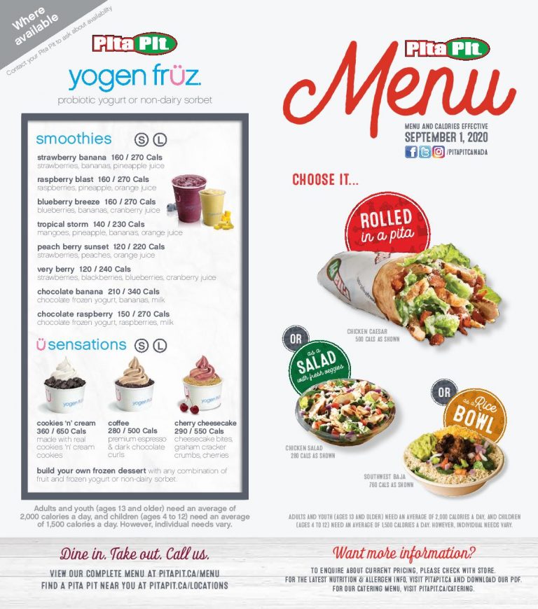 PitaPitCanada Menu page 001 768x870